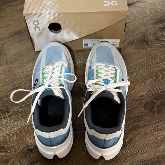 On Running Cloudsudfer Next Shoes in Light Gray and Blue, Women’s 9.5, Brand New - Picture 5 of 6